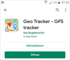 Die Tachovoreilung und Tachoabweichung kannst du mit der Android App Geo-Tracker messen.